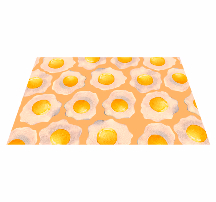 Solsiden opp egg kjøkkenfliser - Tenstickers