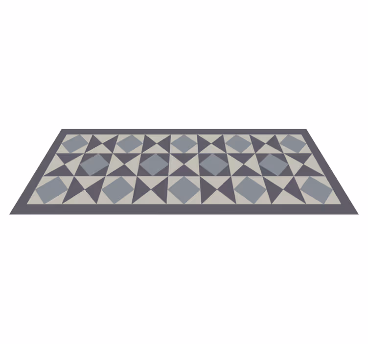 Geometriske former vises vinyl teppe geometrisk - Tenstickers