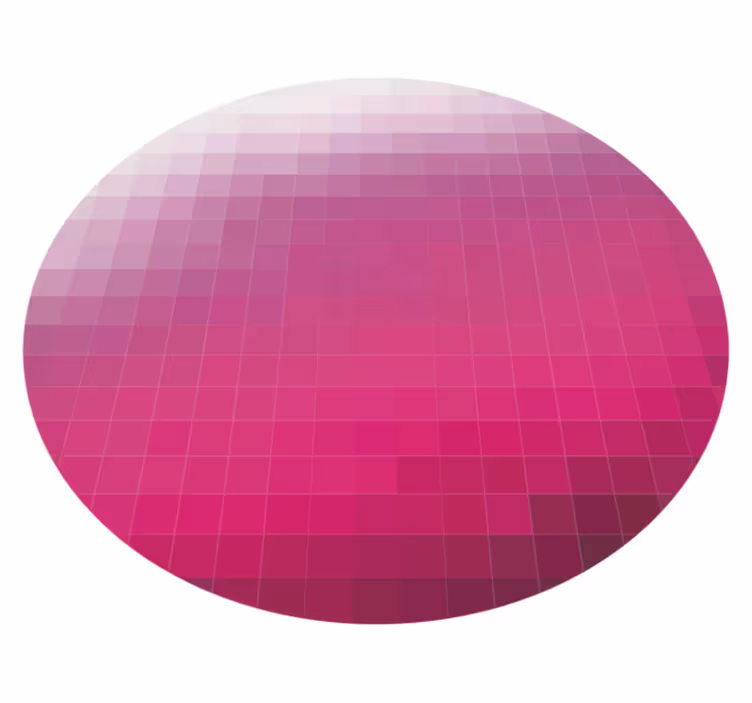 Gradient sfære vinyl teppe minimalistisk - Tenstickers