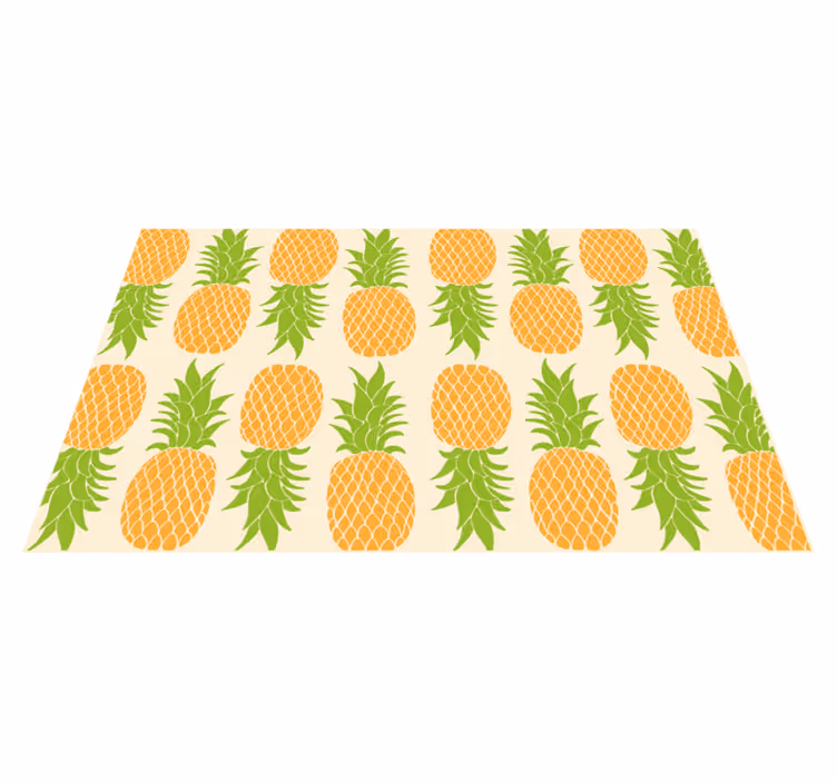 Pinapple mønster kjøkken gulvfliser - Tenstickers