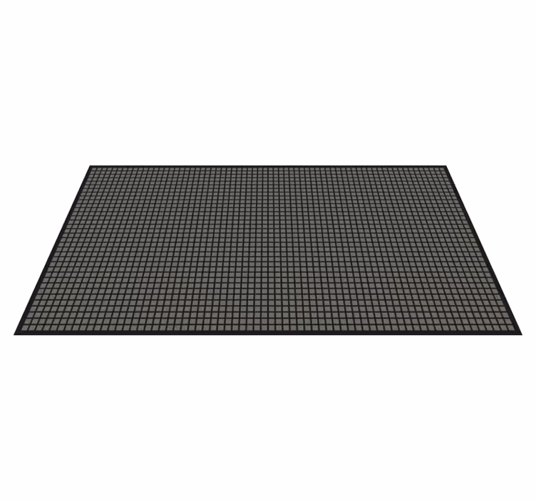 Geometrisk rutenett Vinyl teppe striper - Tenstickers