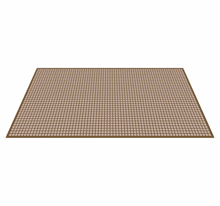 Beige firkanter geometriske tepper - Tenstickers