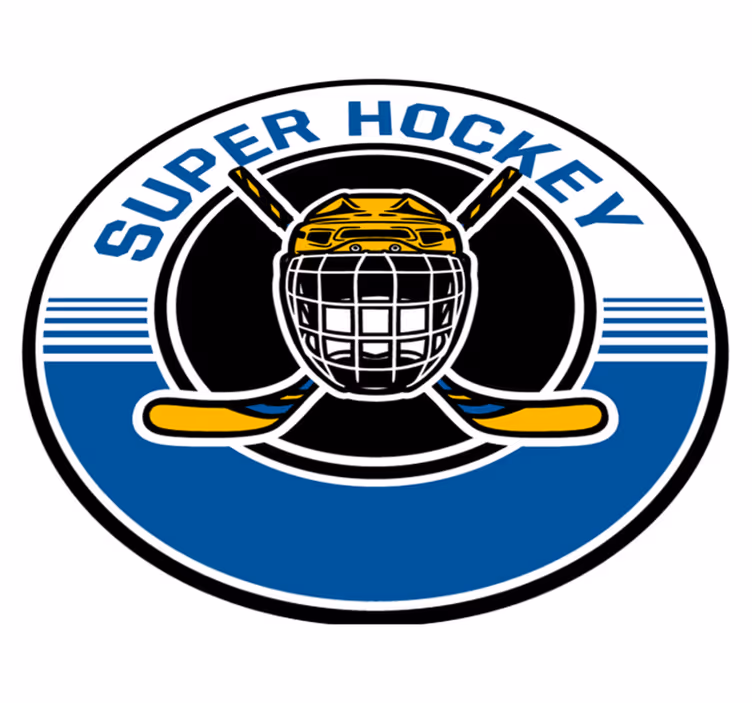 Hockey emblem vinyl teppe spill - Tenstickers