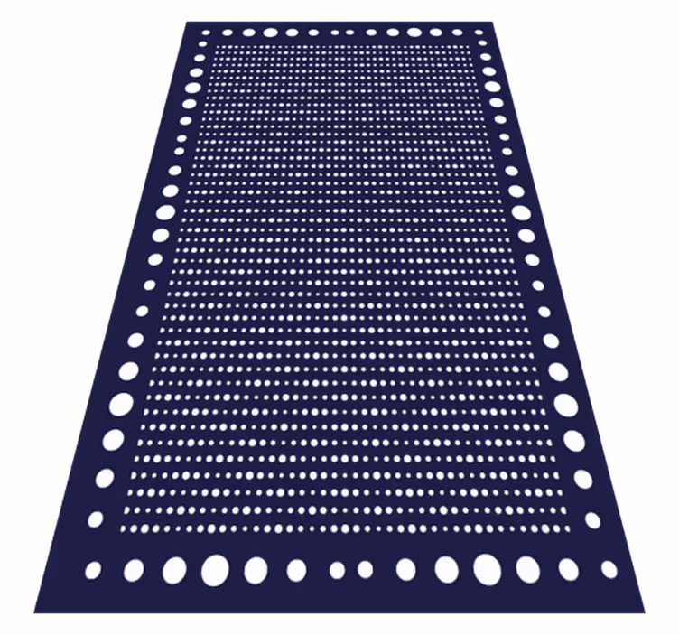 Prikkete eleganse Vinyl teppe striper - Tenstickers