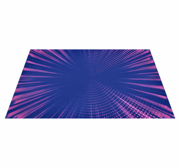 Polka dot vortex geometriske tepper - Tenstickers