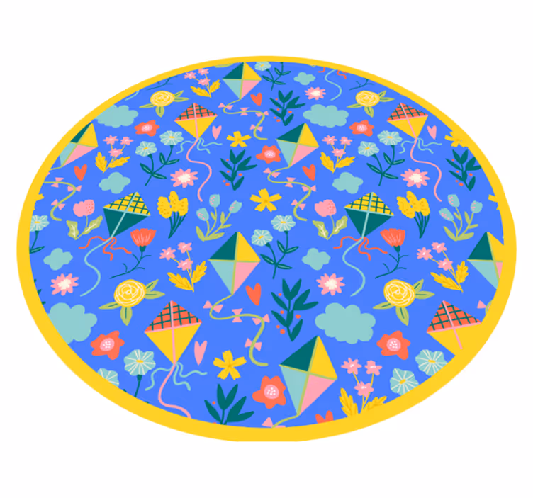Kite mønster baby lekematte - Tenstickers