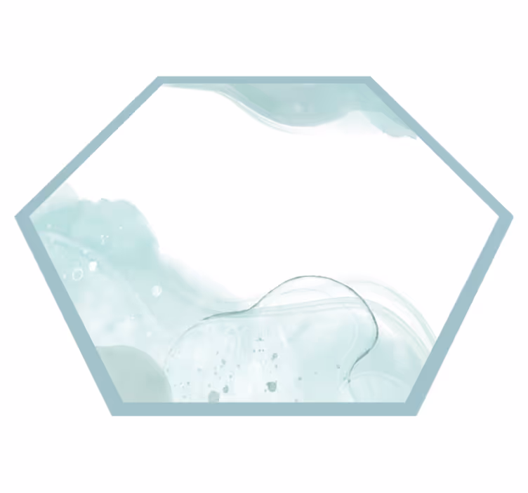 Myke aqua-virvler vinyl teppe minimalistisk - Tenstickers
