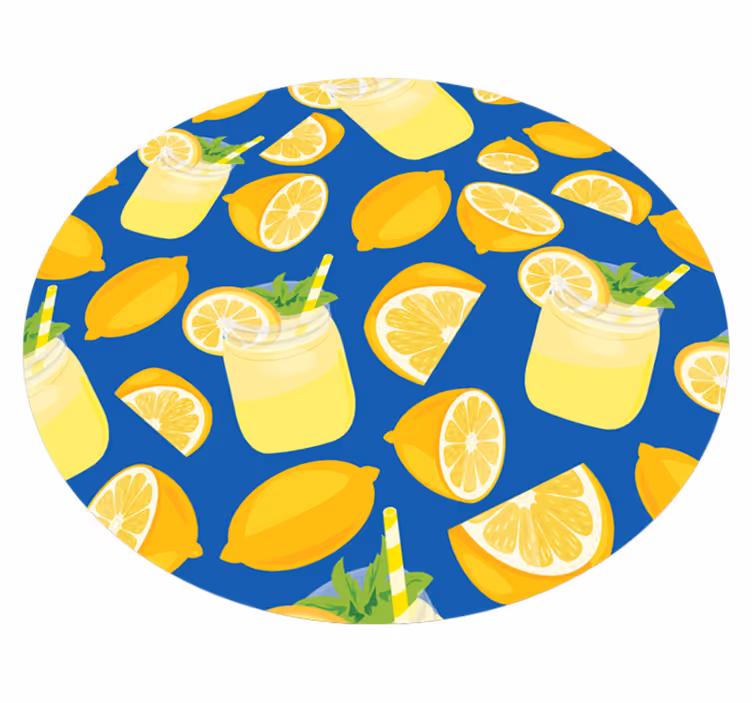 Sitronsaft kjøkkenfliser - Tenstickers