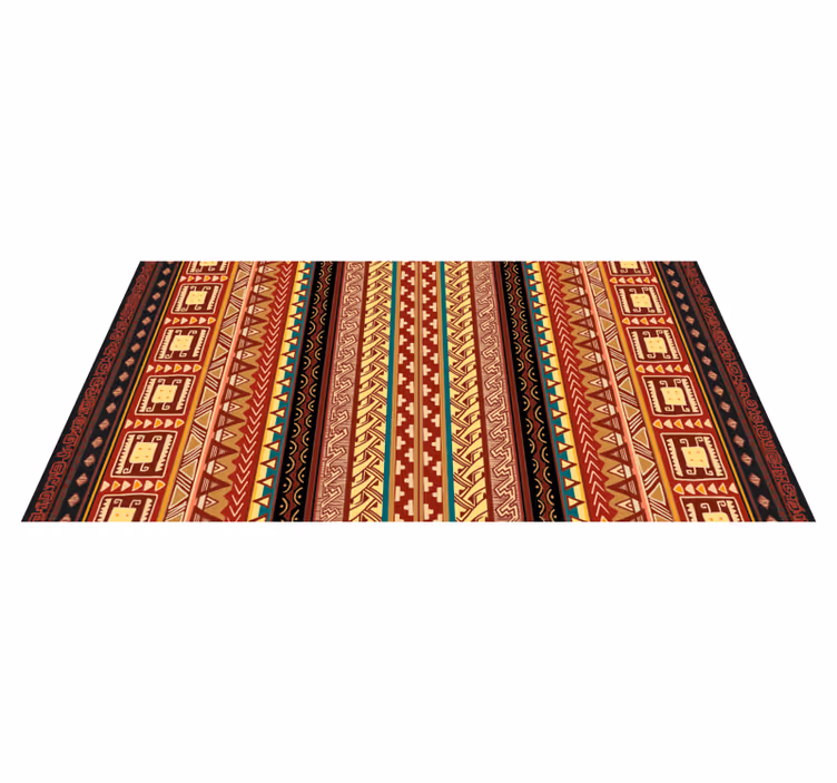 Aztec striper vinylteppe til hjemmet - Tenstickers
