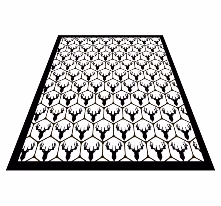 Gevirmønster vinyl teppe kjøkken - Tenstickers