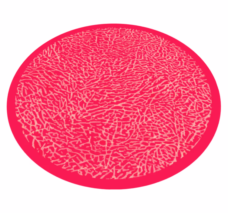 Livlig rosa design vinyl teppe tekstur - Tenstickers