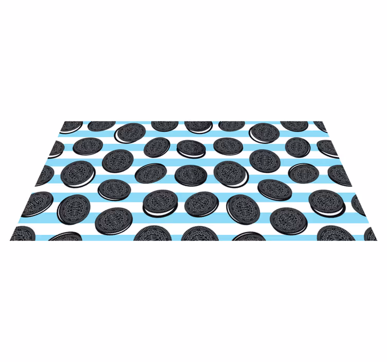 Oreo mønster kjøkken gulvfliser - Tenstickers