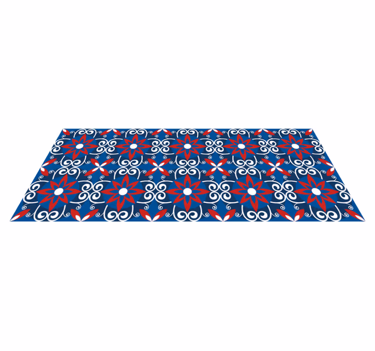 Fleur de lis beija fliseteppe - Tenstickers