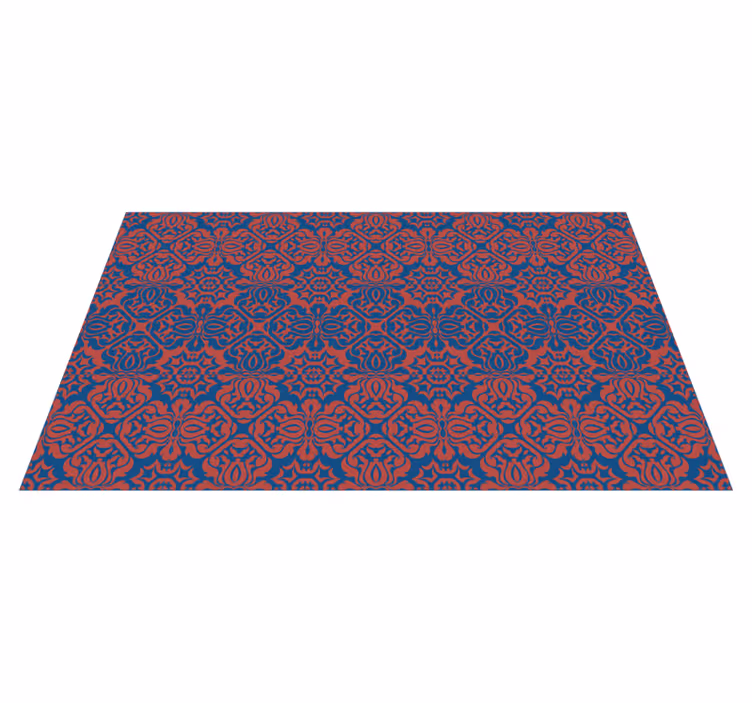 Graceful botaniske elementer vinyl teppe blomster og planter - Tenstickers