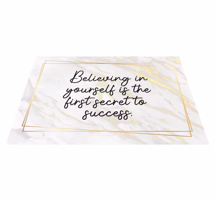 Tro på deg selv personlig matte - Tenstickers