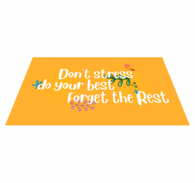 Ikke stress gjør din beste personlige matte - Tenstickers
