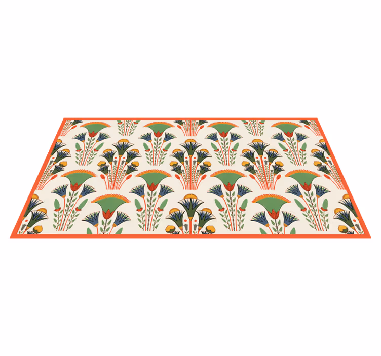 Egyptisk stil vintage vinyl teppe - Tenstickers