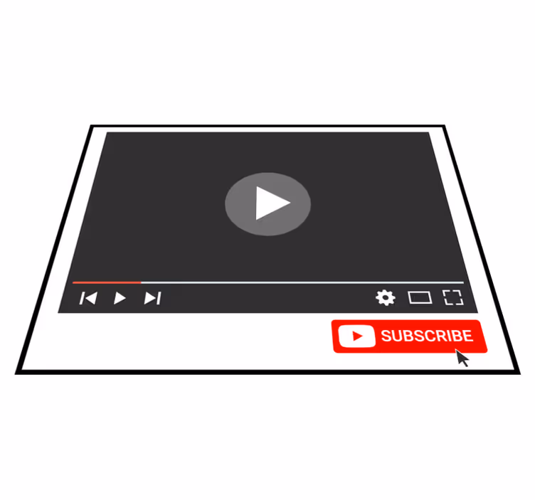 Youtube abonnere knapp tilpasset teppe - Tenstickers