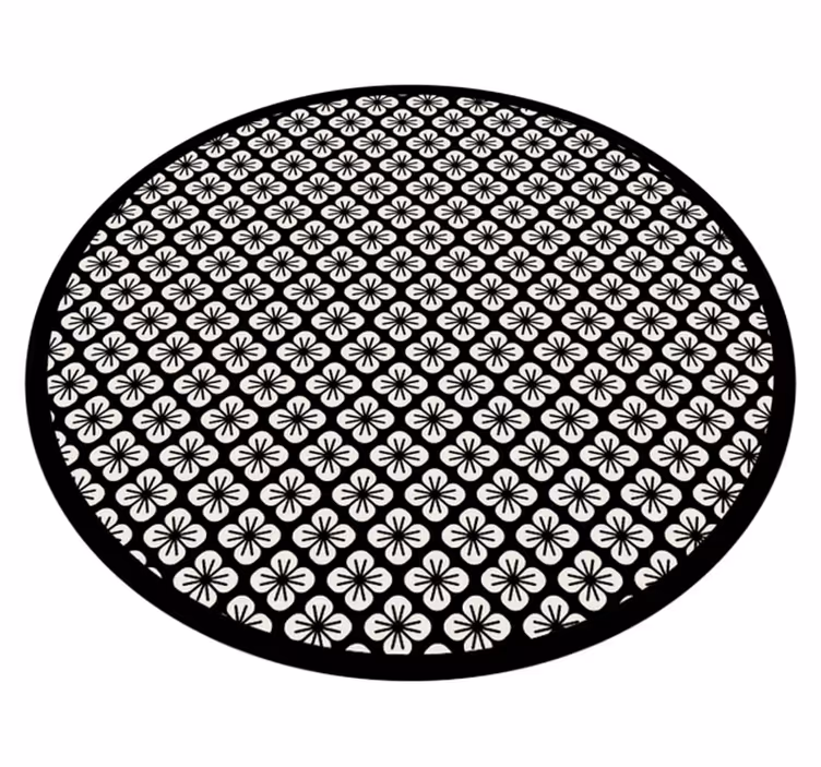 Minimalistisk svart og hvitt kjøkkenfliser - Tenstickers