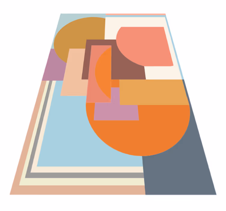Moderne geometriske mosaikkfliser i mosaikk - Tenstickers