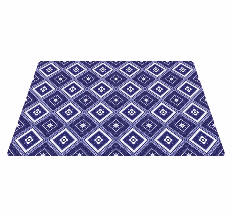 Moderne fliser geometriske vinyl teppe i mosaikk - Tenstickers