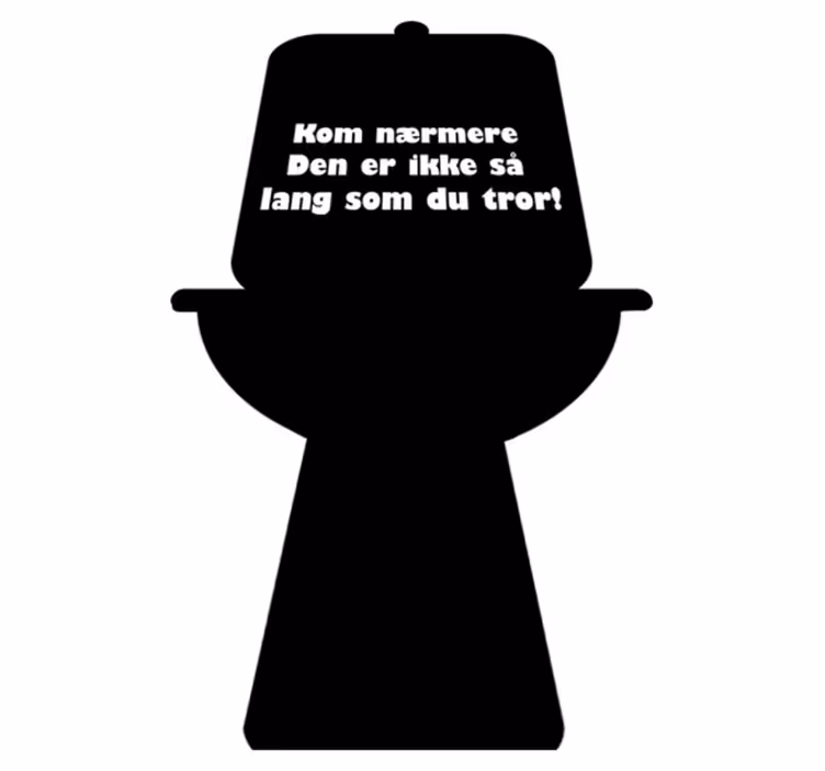 Kom nærmere morsomt sitat tilpasset vinyl teppe - Tenstickers