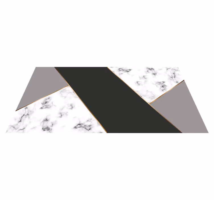 Elegante abstrakte striper marmor vinylteppe - Tenstickers