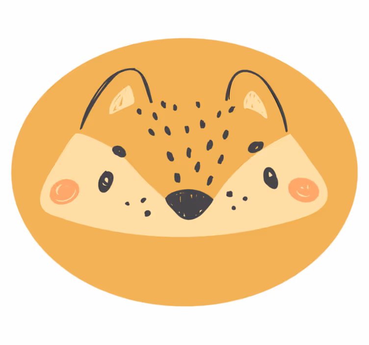 Lite reve dyr vinyl teppe - Tenstickers