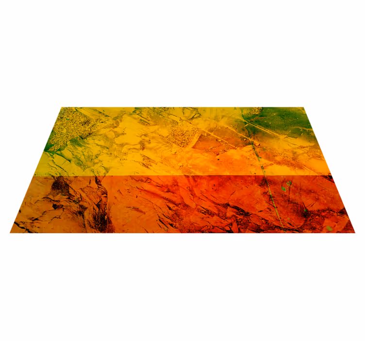 Flerfarget casual moderne vinyl teppe - Tenstickers