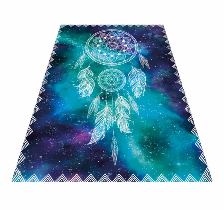 Drømmefangermønster vinyl teppe mandala - Tenstickers