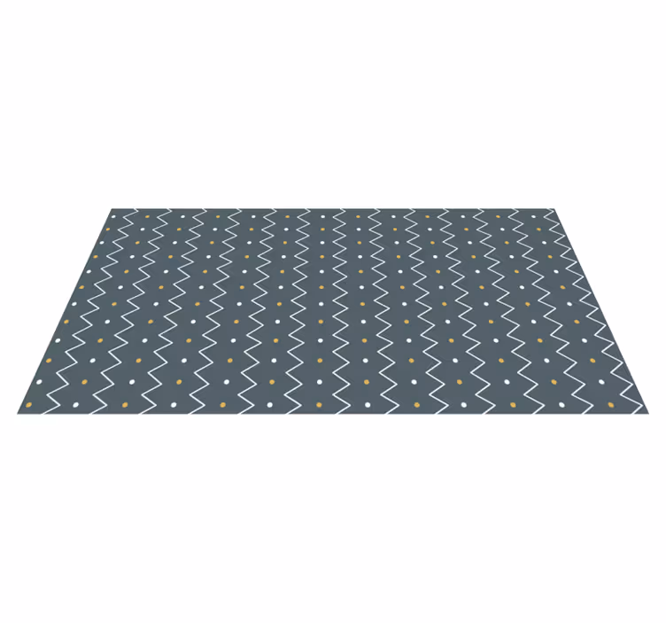 Nordiske geometriske mønster geometriske vinyl teppe - Tenstickers