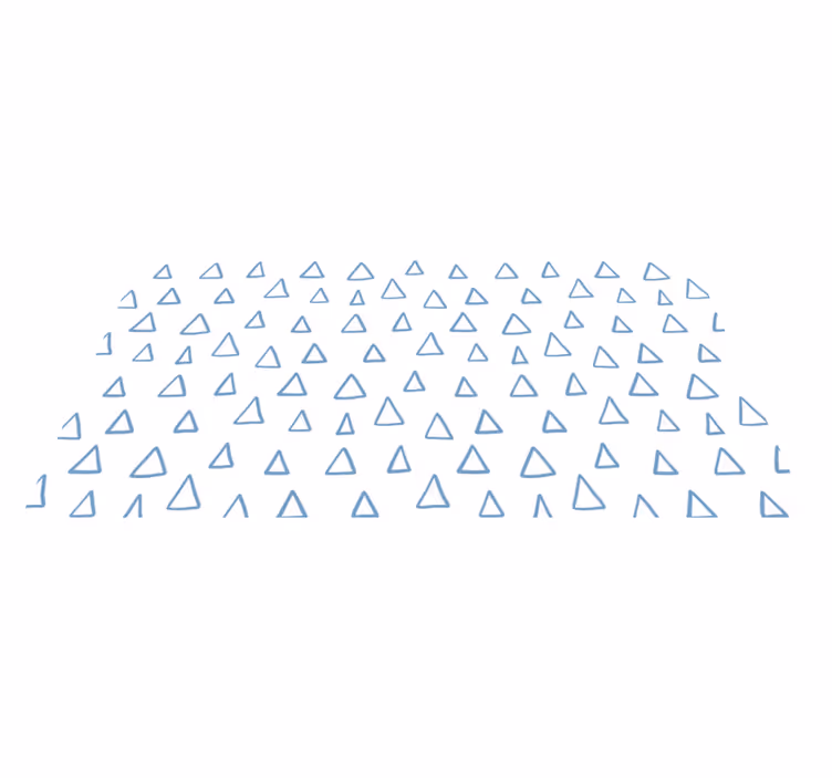 Nordiske trekanter geometriske vinyl teppe - Tenstickers