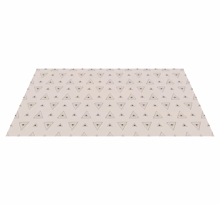Stilig trekantmønster vinyl teppe baby - Tenstickers