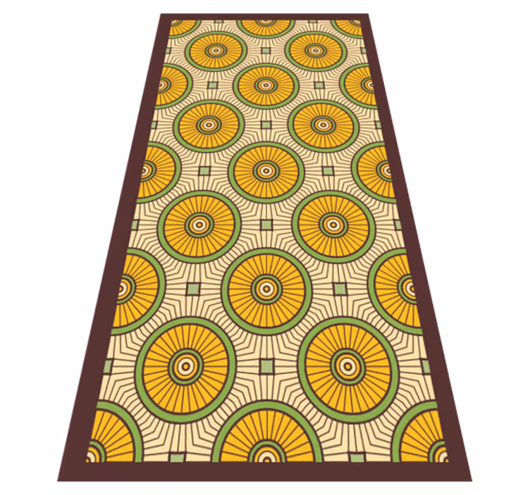 Tabriz area vinyl teppe mosaikk gulvfliser - Tenstickers
