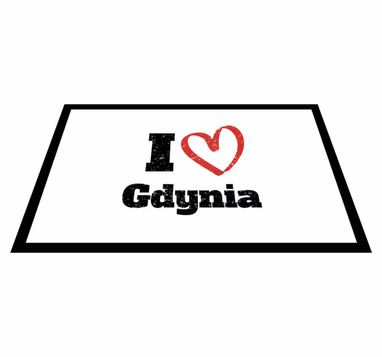 Jeg elsker gdynia vinyl teppe sagn og tekster - Tenstickers