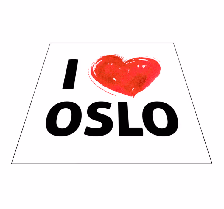 Vinyl teppe sagn og tekster jeg elsker oslo - Tenstickers