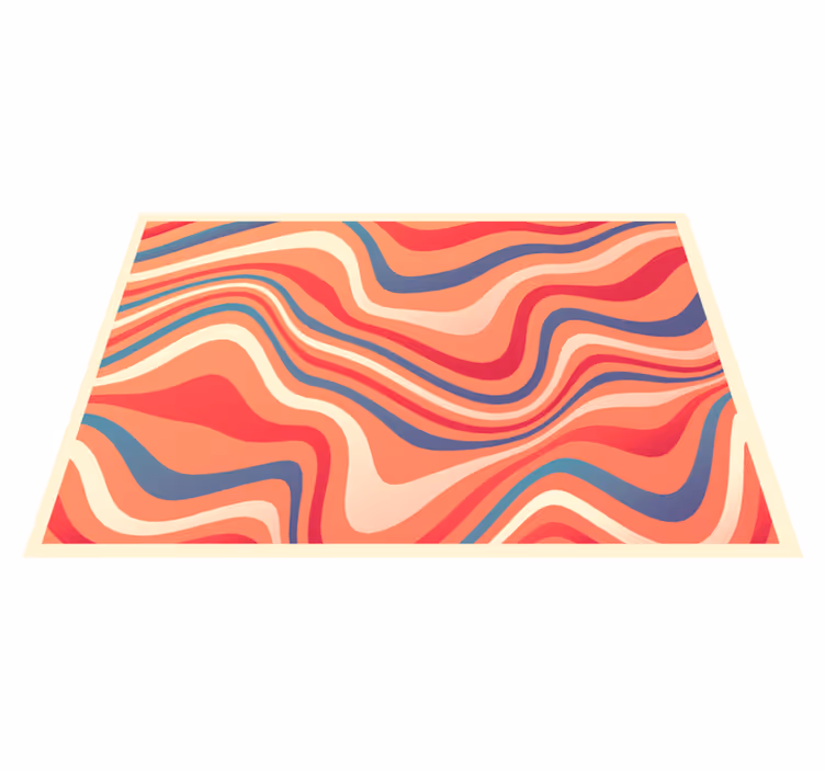 Moderne kunst striper moderne vinyl teppe - Tenstickers