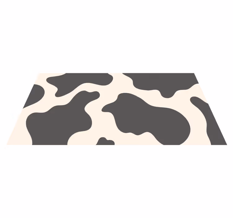 Sylvester cow animal print vinyl teppe - Tenstickers