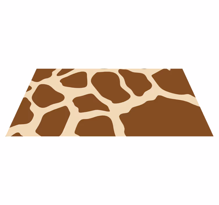 Giraff mønster stil vinyl teppe dyreavtrykk - Tenstickers