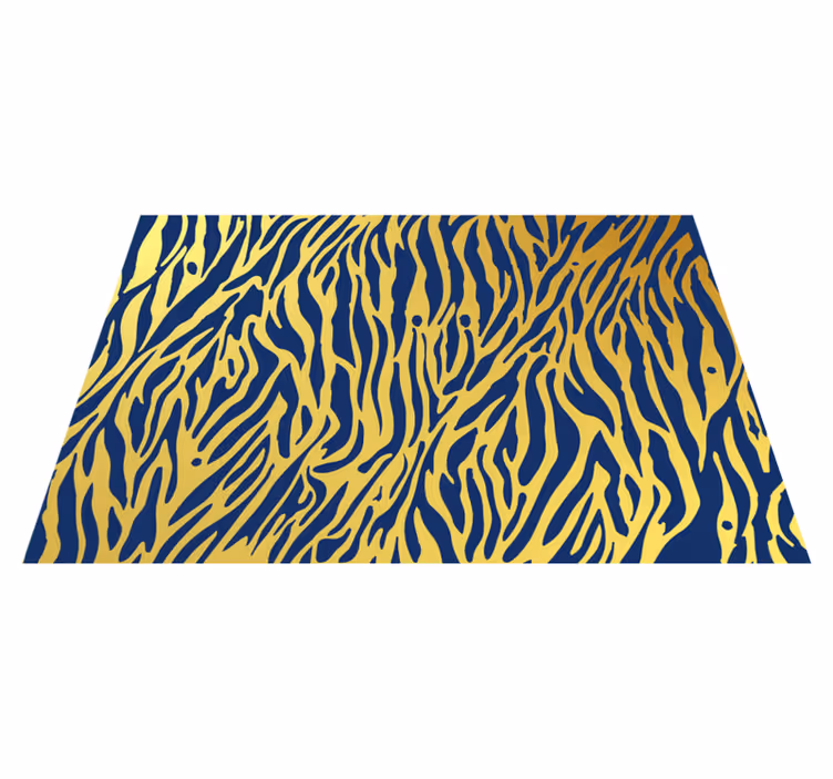 Sebra stripe konsept vinyl teppe dyreavtrykk - Tenstickers