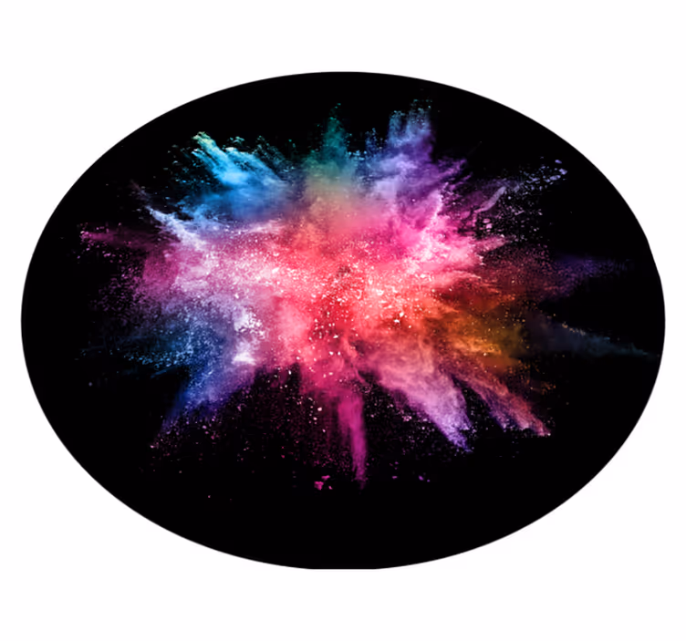 Pulvereksplosjon soverom vinyl teppe - Tenstickers