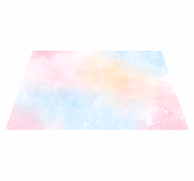Abstrakt aquarelle tenårings vinyl teppe - Tenstickers
