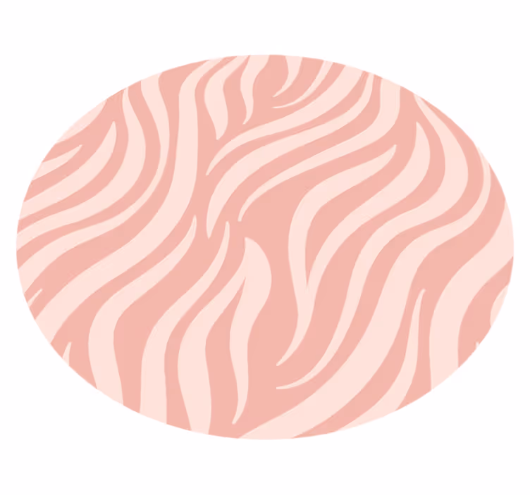 Elegante sebrastriper vinyl teppe dyreavtrykk - Tenstickers