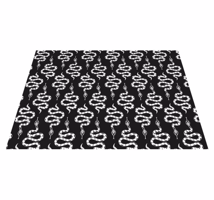 Stilig slangemotiv vinyl teppe dyr - Tenstickers