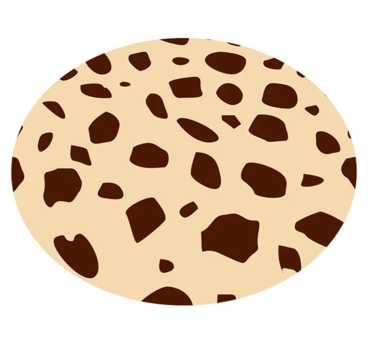 Giraffe flekker dyre trykk vinyl teppe - Tenstickers