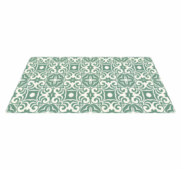 Emerald fliser effekt vinyl teppe - Tenstickers