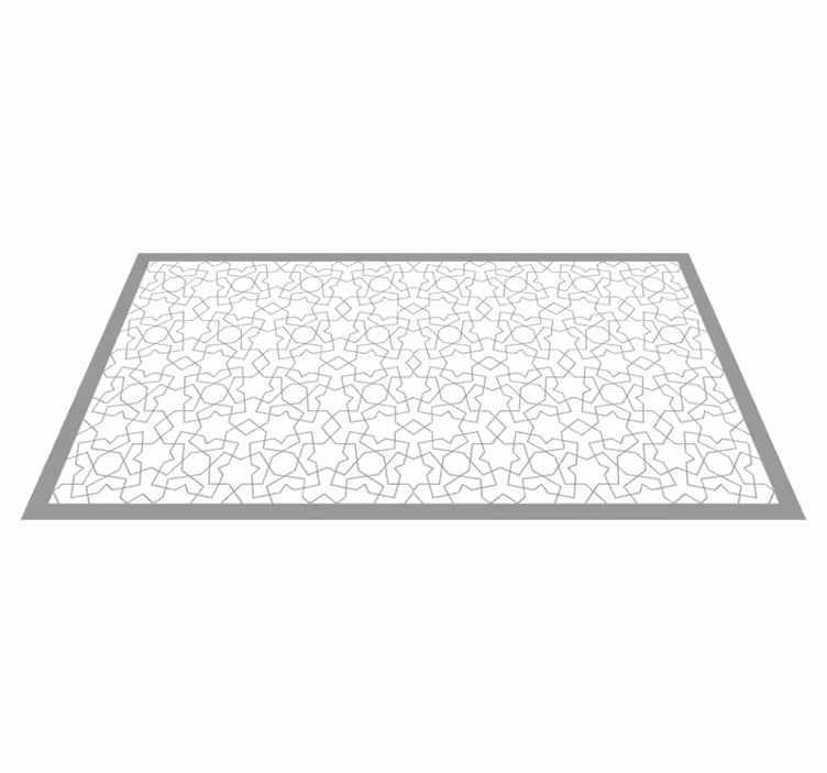 Vinyl teppe mosaikk sofistikerte geometriske motiver - Tenstickers