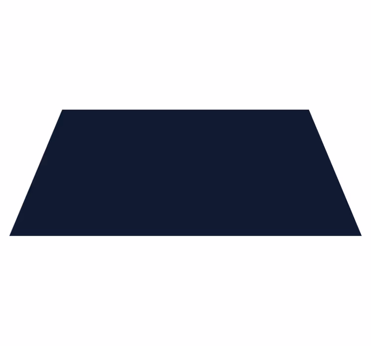 Dyp marineblå vinyl teppe minimalistisk - Tenstickers