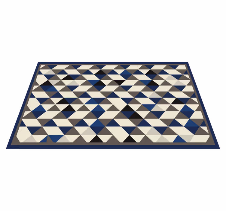 Nordisk stil geo nordisk vinyl teppe - Tenstickers