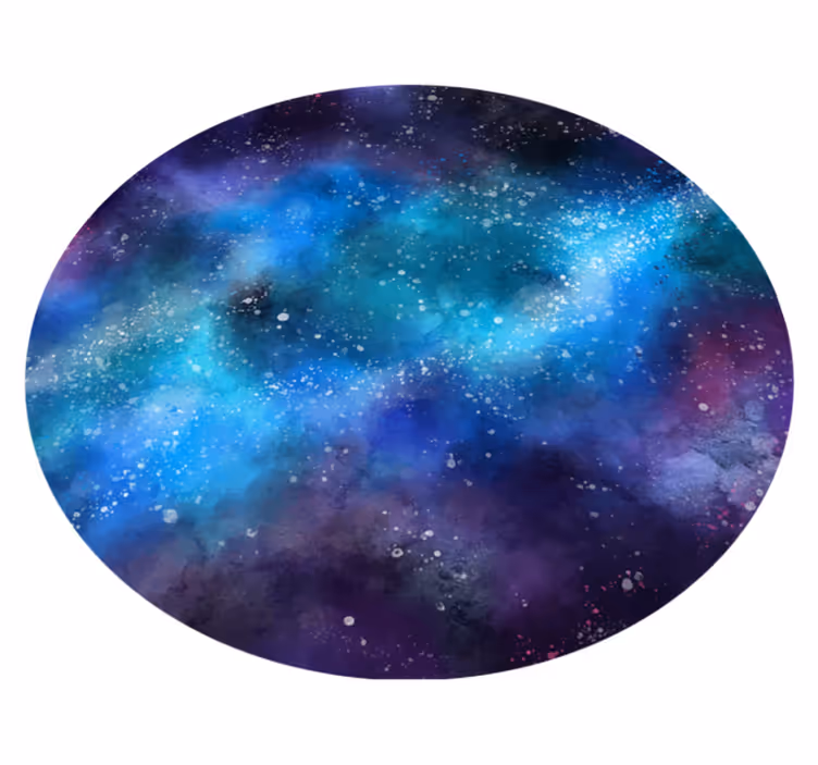 Barn nebula space barn vinyl teppe - Tenstickers